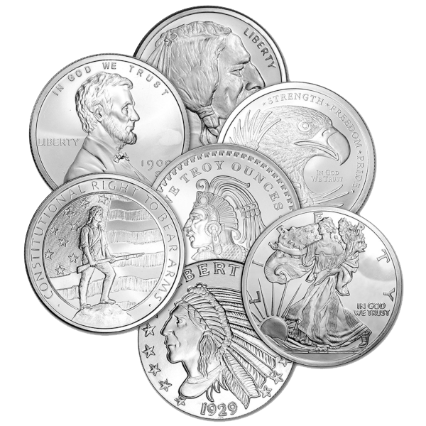 5 oz Silver Round &ndash; Design Our Choice - Buy Online at MintBuilder